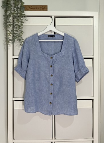 Ladies 100 linen tunic - 100%,