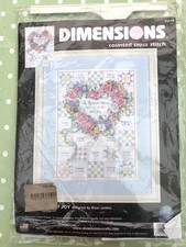 Dimensions Counted Cross Stitch Kit- My Pride And Joy 23cmx32cm 