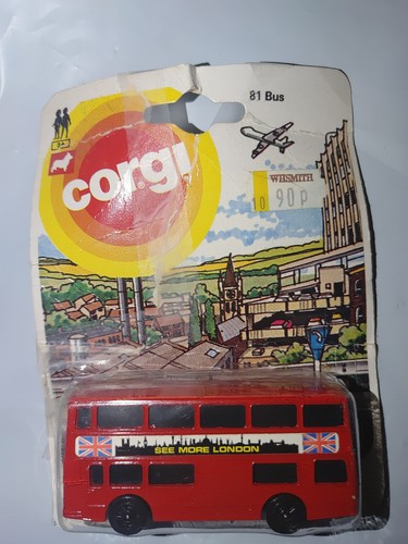 New vintage corgi bus - new,