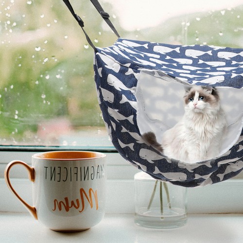 Cat hanging hammock bed - cat,