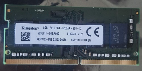 Kingston 8gb 1rx16 ddr4 - 8gb,