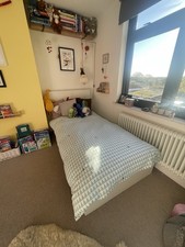 IKEA Single Bed with pocket sprung Mattress - Malm.
