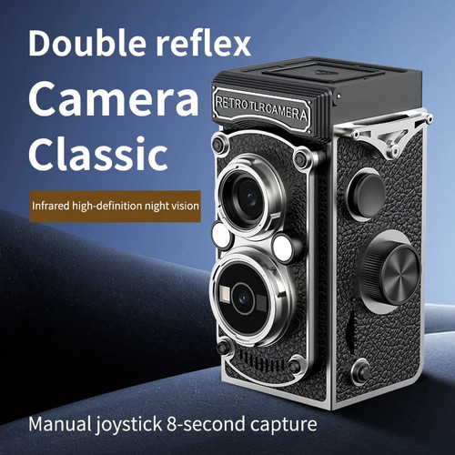 Retro mini digital - camera, dual