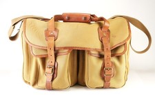 Billingham 550 Khaki Camera Shoulder Bag Khaki Canvas /Tan leather Olive Lining