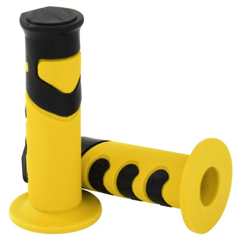 Motocross grips yellow black - motocross,