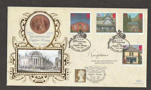 1997 post offices benham coin - 1997,