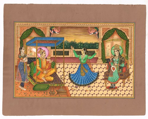 Mughal miniature painting - painting, of