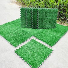 Interlocking faux turf - interlocking,