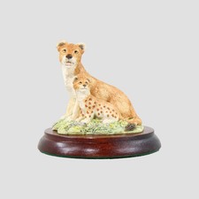 Lioness And Cub Border Fine