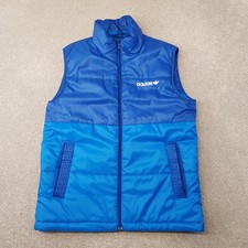 Adidas Mens Gilet Small Blue