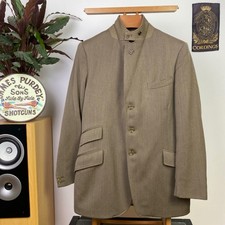 Cordings of Piccadilly (38R) Whipcord Fawn TWEED Jacket Covert Hacking Sport