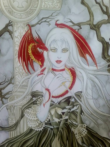 Large signed and matted - matted, 21×15