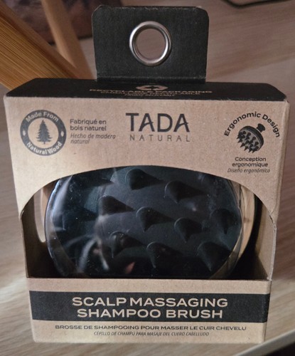 Scalp massaging shampoo brush
