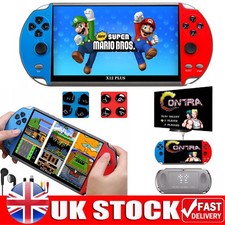 X12 Plus Game Consoles 7" 16GB Retro Handheld Portable 10000 Games Video Console