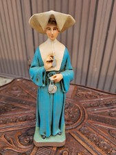 Vintage chalkware Statue Saint