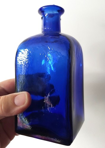 Vintage cobalt blue glass - cobalt,