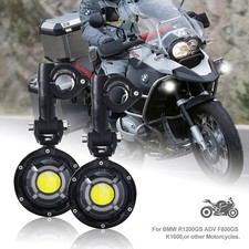 LED Driving Passing Light Fog Light with Relay For BMW R1200GS ADV F800GS K1600