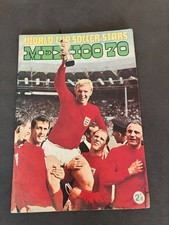 F.K.S Mexico 1970 World Cup Soccer Stars Sticker Album,  Incomplete 35 of 272