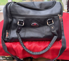 Compass Black Satchel Large Duffle Weekend Gym Holdall Travel Cross Bag