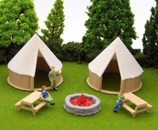 Yurt Tent Camping - HO Scale