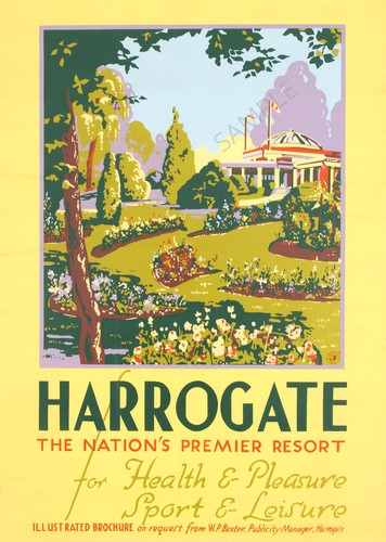 Vintage railway poster - railway,