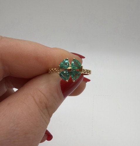 Vintage 9ct solid gold natural - vintage,