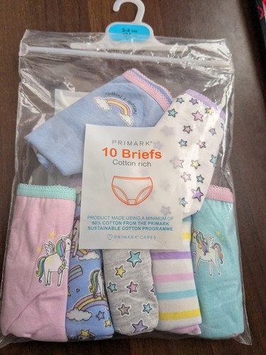 Girls knickers bundle - ages, 3-4