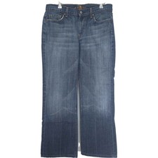 7 For All Mankind Bootcut Jeans Mens W34 [Meas W32 L29] Blue Cotton