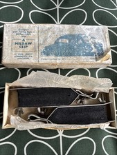 Vintage Fishing Tackle Mildaw Silver Metal Clip Original Box