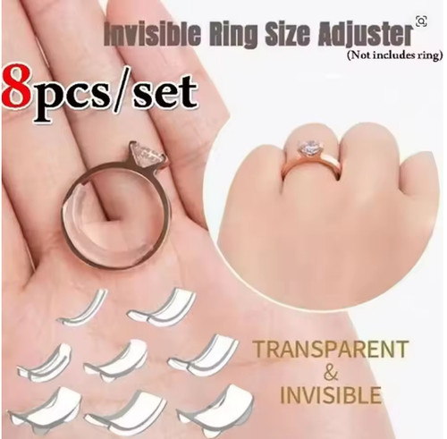 8pcs invisible clear - 8pcs,