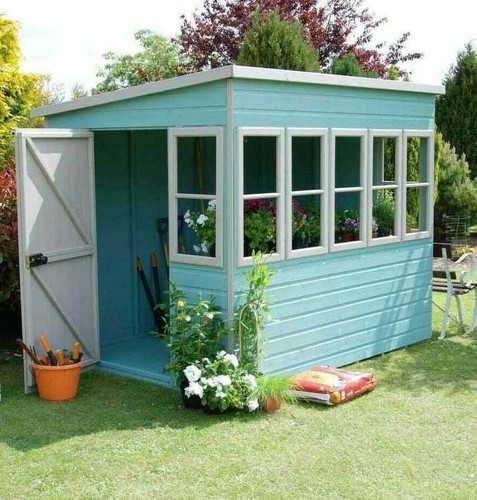 8x6 garden shed sun - 8x6,