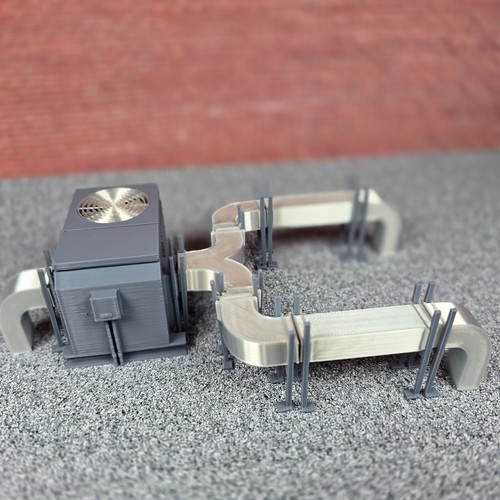 Rooftop air unit with - rooftop,