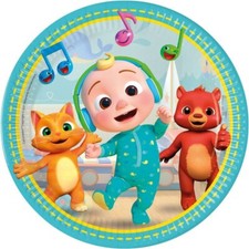 8 COCOMELON PLATES -