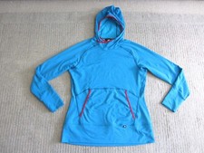Stunning MOUNTAIN EQUIPMENT UK 14 Blue Hoodie LS Top Jacket hoody