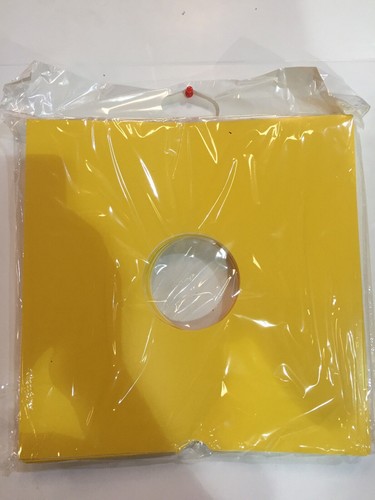 Vinyl yellow lp card - 25,