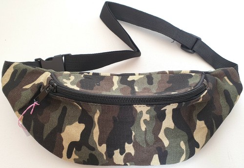 New camouflage bum bag fanny - camouflage,
