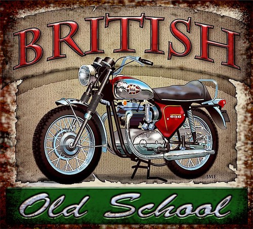 British old school - old, bikes