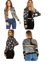 Women Bomber Zipper Jacket