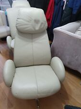 Fjords Hjellegjerde MC30A Motion Concept Leather Chair in Beige FREE?SHIPPING