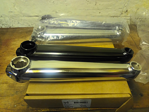 Blank chrome 175mm cranks 19mm