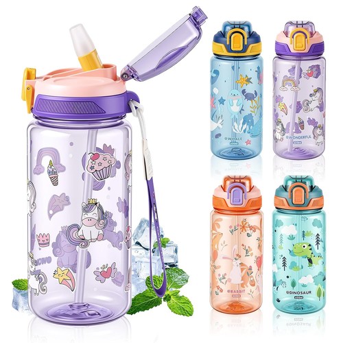 Sports water bottle with - water,