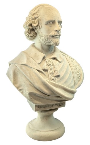 Shakespeare bust life - shakespeare,