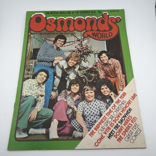 Osmonds world magazine issue - world,