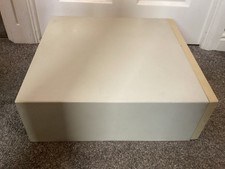 Retro Vintage Desktop Beige Pc Case Under Monitor