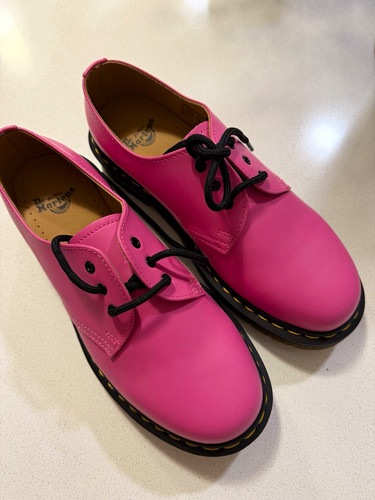 Martens 1461 pink leather - pink,