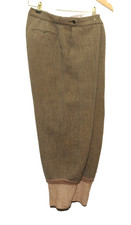 VINTAGE BLADEN DERBY TWEED WOOL & COTT SHOOTING BREEKS PLUS FOUR 36"W 27"L GREEN