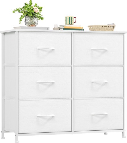 White drawer chest of - chest,