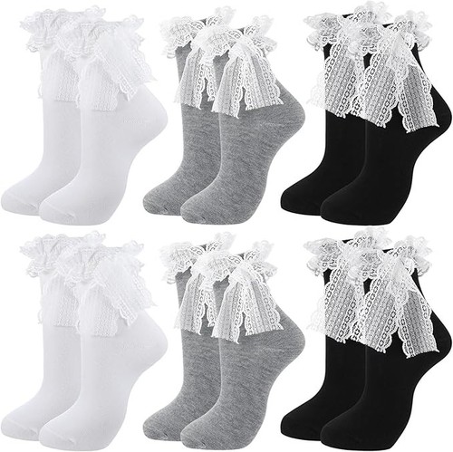 Zuimei pairs frilly socks - pairs,