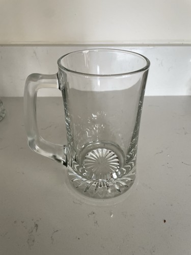 Vintage cut glass half - vintage, pint