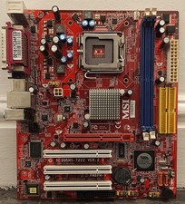 *Rare* LGA 775 Motherboard with AGP Slot and DDR2 - MSI PM8PM-V - Fully Tested